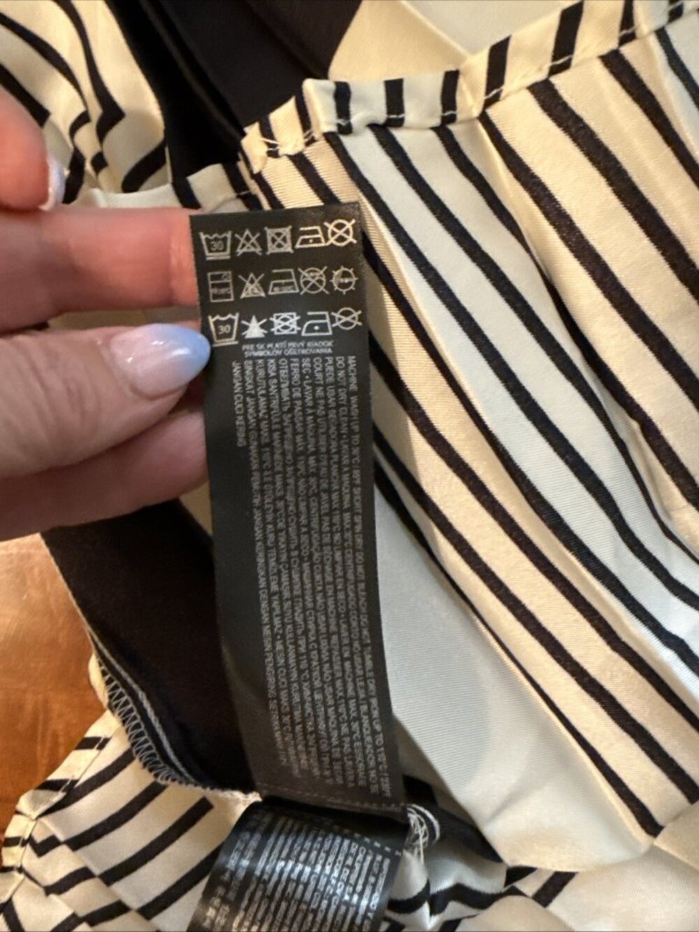 Mango Black & White Accordion Pleated Long Skirt With Belt Size S NEW WITH TAGS - Picture 13 of 13